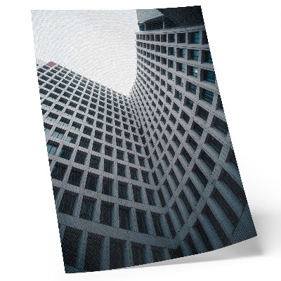 Hållbar väggposter Modern arkitektur vertikala linjer