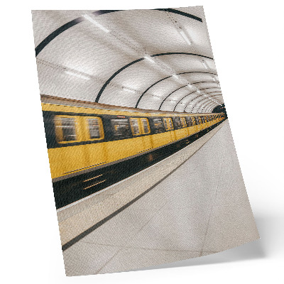 Dekorativ väggaffisch Modern tunnelbana, smidiga linjer, dynamisk