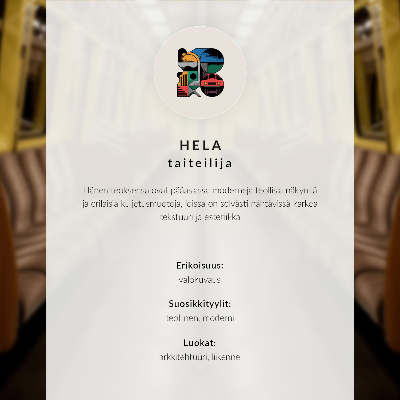 Dekorativ väggaffisch Modern tunnelbana, smidiga linjer, dynamisk