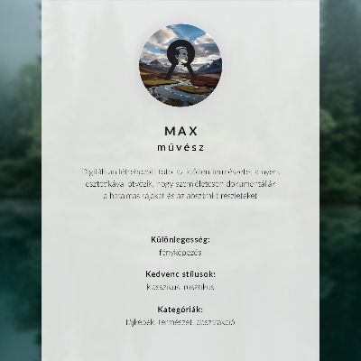 Poster Lugn sjö höst träd reflektion berg natur