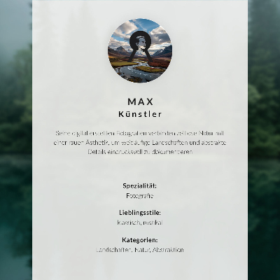 Poster Lugn sjö höst träd reflektion berg natur
