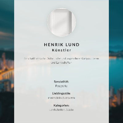 Hållbar väggposter En vit tavla mot en blå himmel