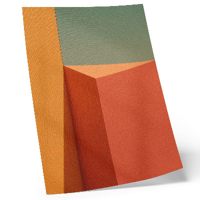 Hållbar väggposter Geometrisk arkitektur färger harmoni utrymme