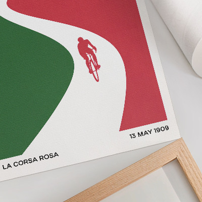 Poster Kontrasterande färger, dynamisk minimalistisk stil