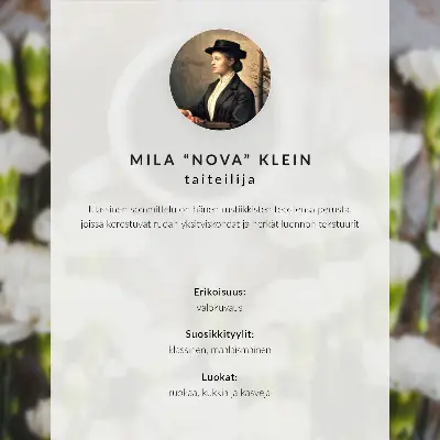 Poster atmosfäriskt motiv med mörk färgpalett
