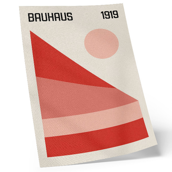 Hållbar väggposter Geometrisk komposition modern minimalism