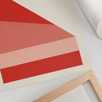 Hållbar väggposter Geometrisk komposition modern minimalism