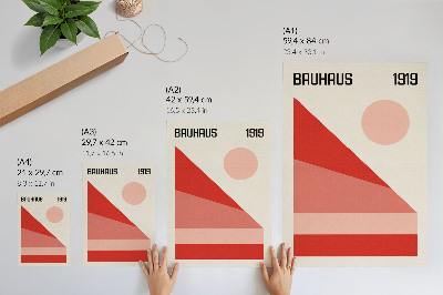 Hållbar väggposter Geometrisk komposition modern minimalism