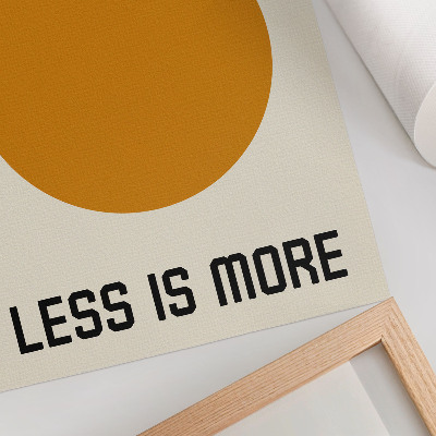 Dekorativ väggaffisch Minimalism cirkel Bauhaus grädde bakgrund