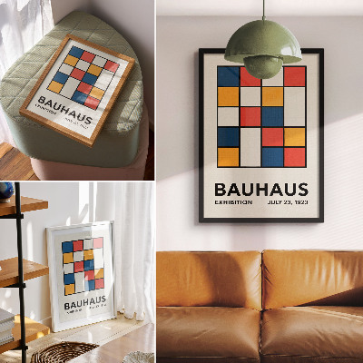 Poster Geometriska former i minimalistisk stil