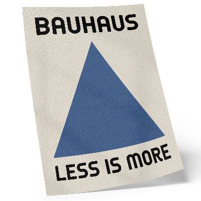 Affisch Bauhaus-stilen domineras av geometrisk enkelhet