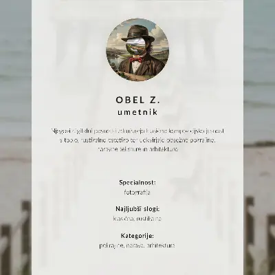 Poster bergslandskap med en ensam stuga i naturen