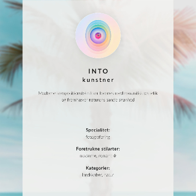 Poster Solnedgången berg dimma harmoni mysterium