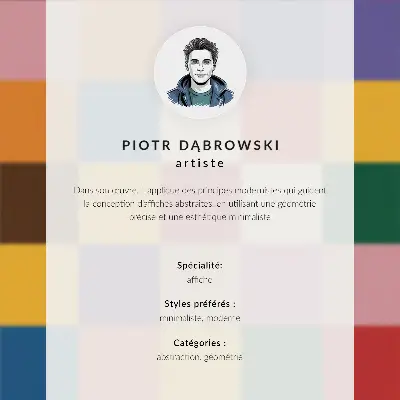 Dekorativ väggaffisch minimalistisk grafik med blåa rektanglar