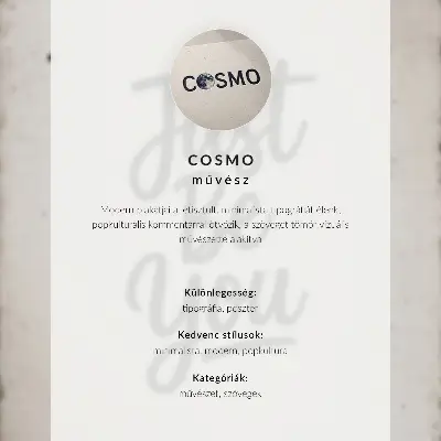 Väggaffisch minimalistiskt motiv med kontrastrik text