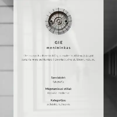 Affisch elegant kolonn med en ängel och modern arkitektur