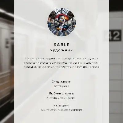 Hållbar väggposter blå spårvagn en regnig dag i stadsmiljö