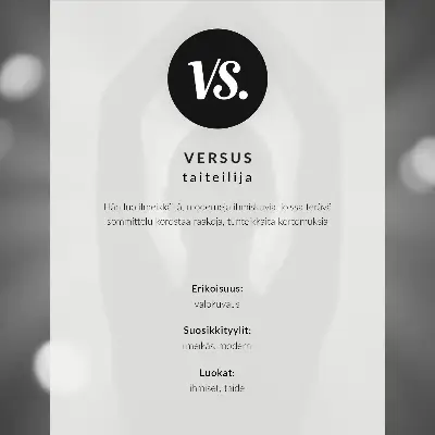 Affisch monokromt porträtt i minimalistisk stil