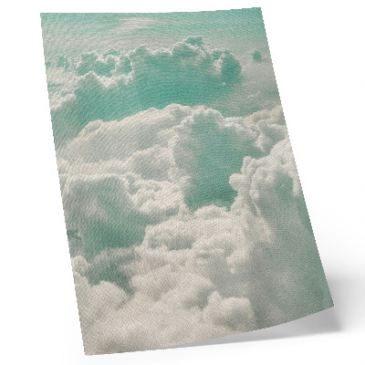 Poster Moln på den blå himlen, fred, harmoni