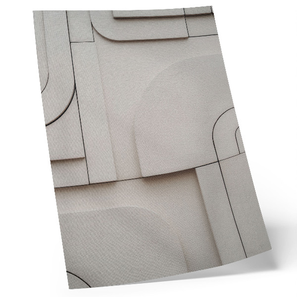Poster Geometriska former modern komposition elegans