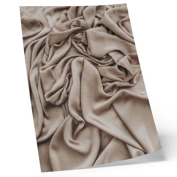 Affisch Beige material, fina veck, mysig atmosfär