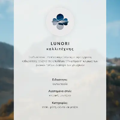 Poster klippor, hav och blå himmel