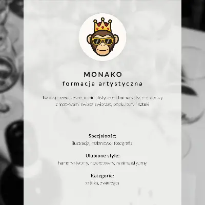 Dekorativ väggaffisch med motiv av en söt hund i dynamiska färger och djärva kontraster