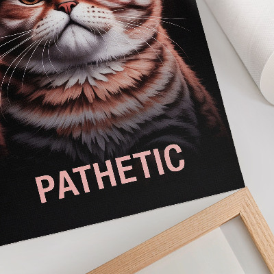 Poster Porträtt av en katt med distinkt päls och djup blick