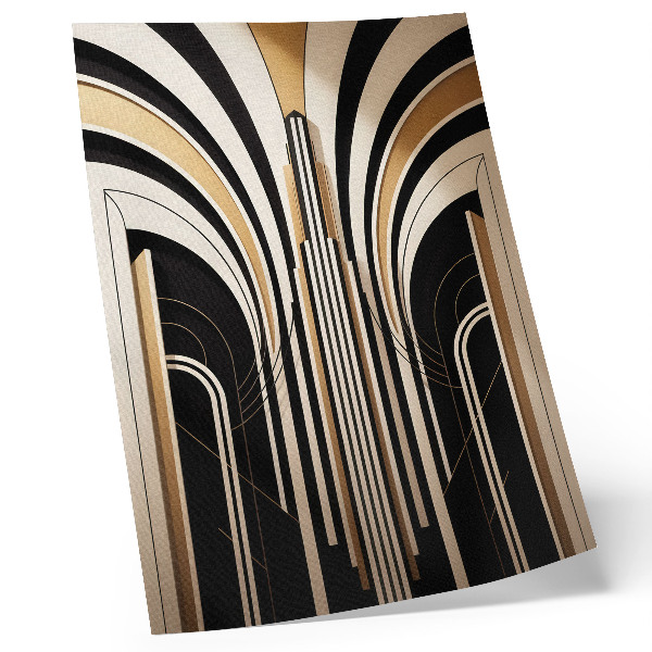 Hållbar väggposter Moderna valv Elegans Art Deco Kontrast