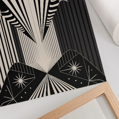 Poster Djärva kontraster mellan geometriska former och modernitet