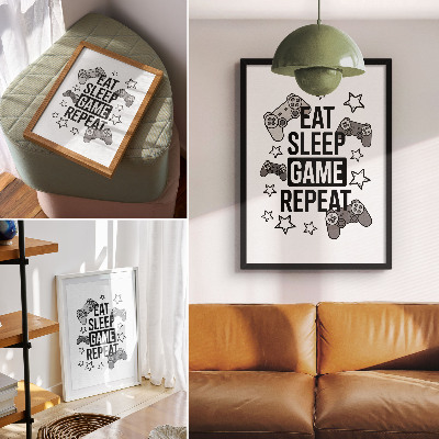 Poster Pads stjärnor inskription modern minimalistisk stil