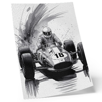Affisch Bildynamik i kontrast till racing
