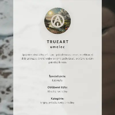 Väggaffisch dimmig höstskog med björkar och gula löv