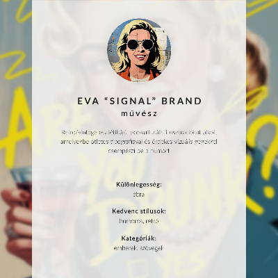 Hållbar väggposter Retro elegans kvinna med vin och inskription