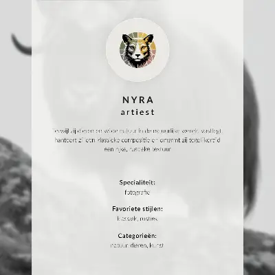 Väggaffisch Natur häst i vintermiljö med milda färger
