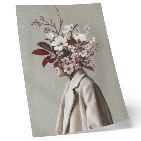 Dekorativ väggaffisch Blombukett inför konstnärlig inspiration