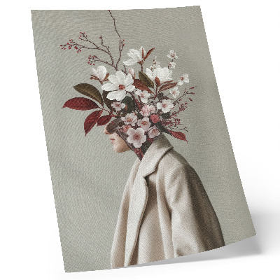 Dekorativ väggaffisch Blombukett inför konstnärlig inspiration