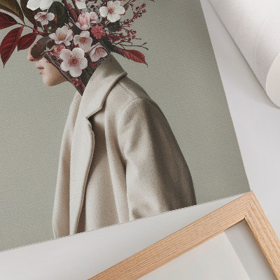 Dekorativ väggaffisch Blombukett inför konstnärlig inspiration