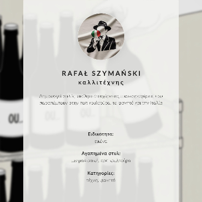 Poster Minimalistiska ansiktskonturer kopp kaffe