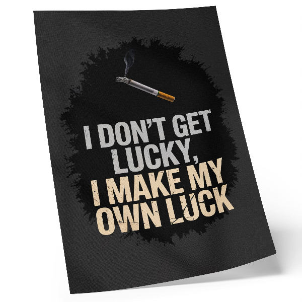 Affisch Motiverande slogan: minimalistisk design