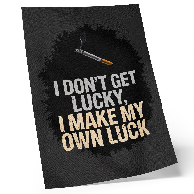 Affisch Motiverande slogan: minimalistisk design