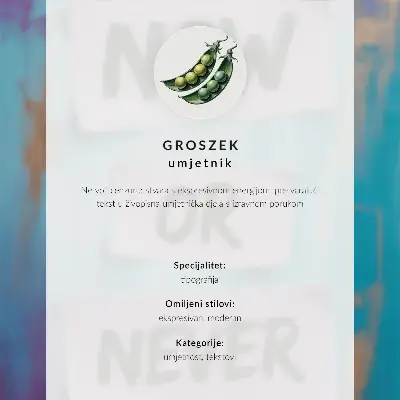 Affisch med minimalistisk design och motiverande slogan