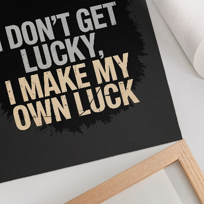 Affisch Motiverande slogan: minimalistisk design