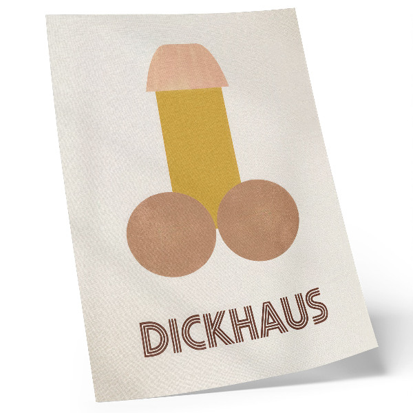 Dekorativ väggaffisch Dickhaus Bauhaus-stilgrafik