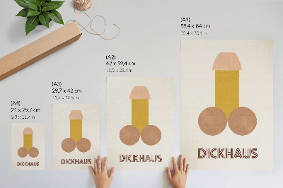 Dekorativ väggaffisch Dickhaus Bauhaus-stilgrafik