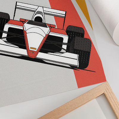Poster Dynamisk modernitet på racerbilar