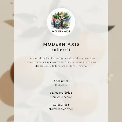 Poster surrealistiskt motiv med figurer i rockar vid ett slott i molnen