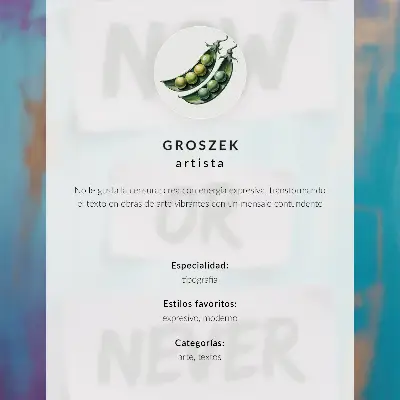 Affisch med inspirerande text modern stil med dynamiska färger