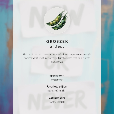 Affisch Dynamiska färger. Inspirerande text. Modern känsla.