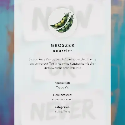 Affisch med inspirerande text modern stil med dynamiska färger
